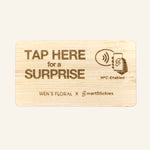 Wooden E-card | NFC Enabled