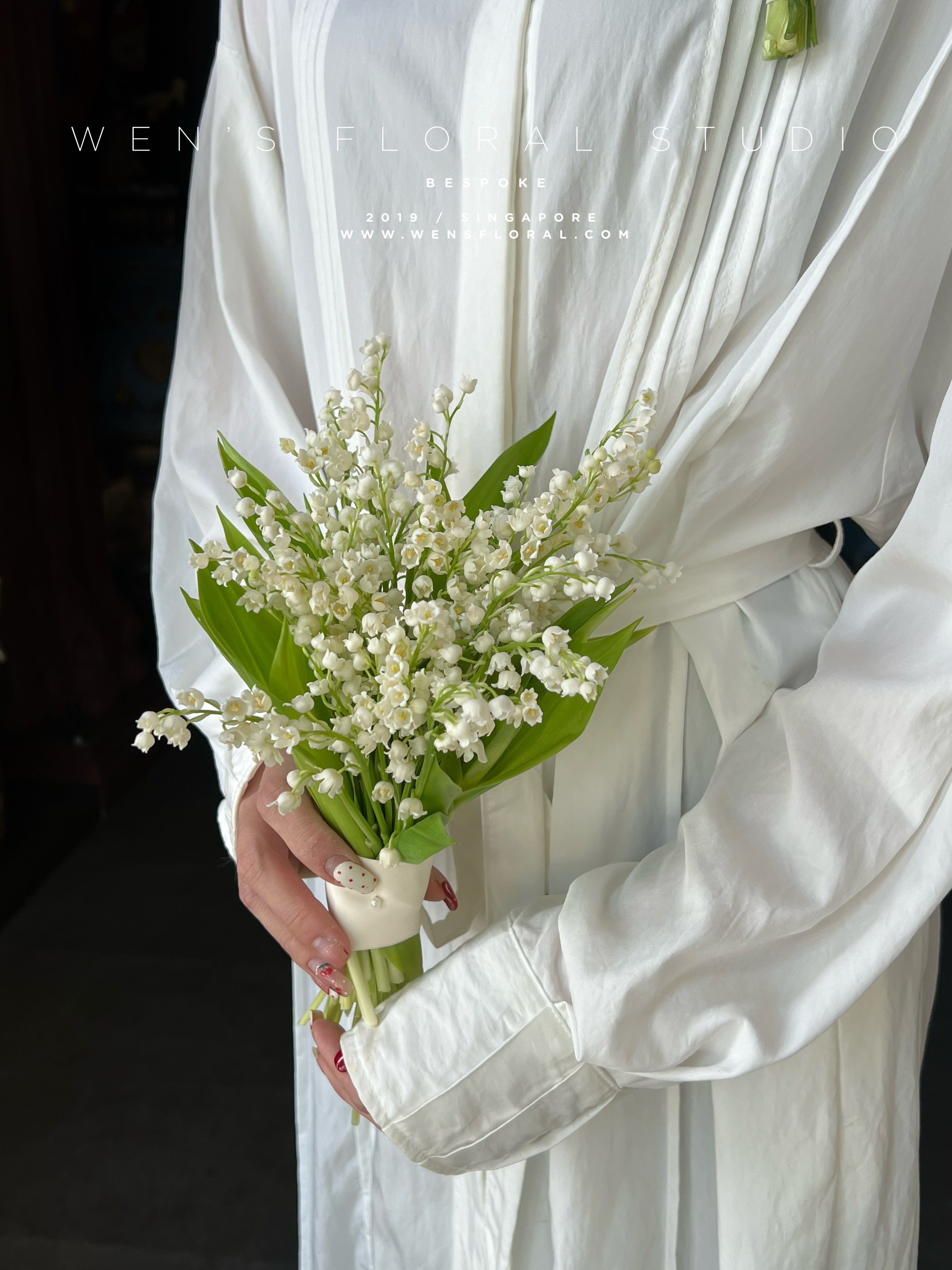 lilies white floral studio Lily of the valley – Wen's Floral Studio