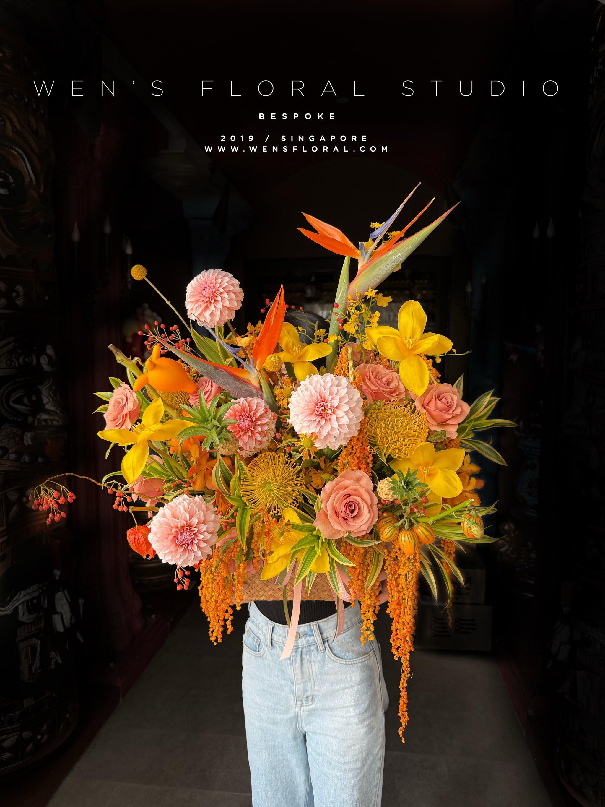 Flower basket – Wen's Floral Studio