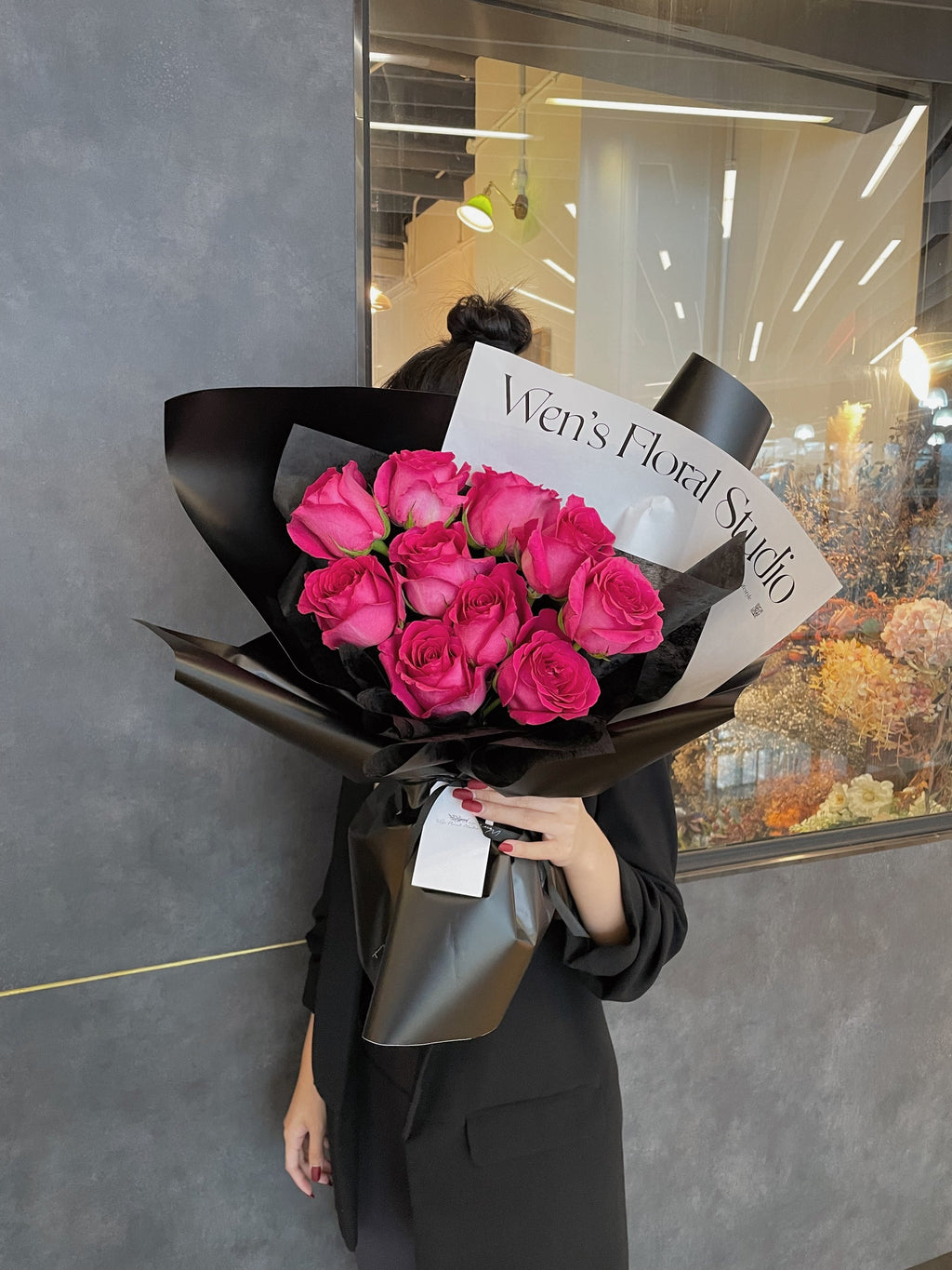 Pink Floyd roses bouquet - Valentine's