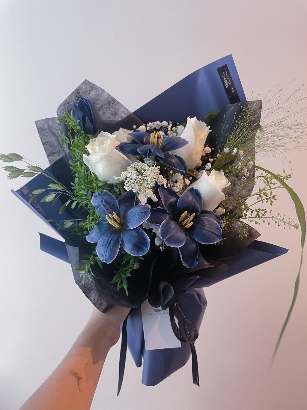 Royal blue fresh blooms